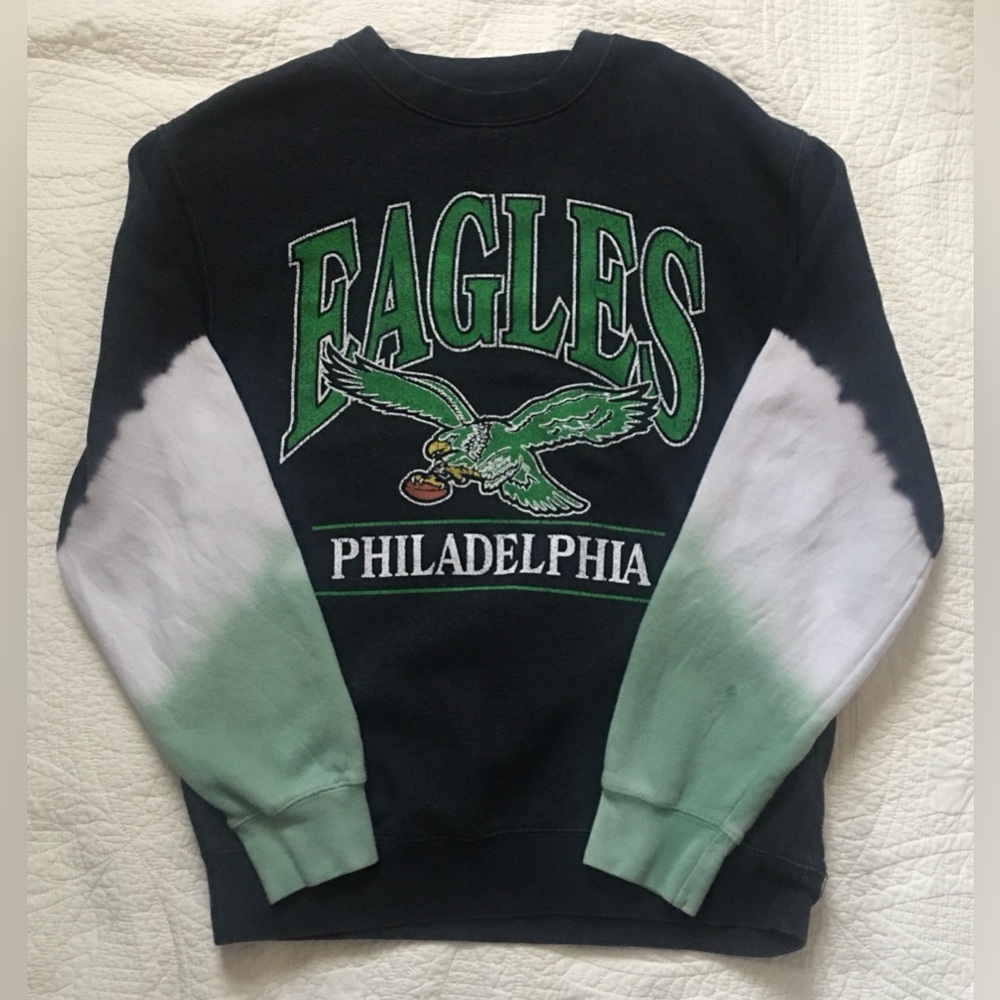 '47 Vintage Tubular Philadelphia Eagles Small Charcoal Gray retro sweatshirt